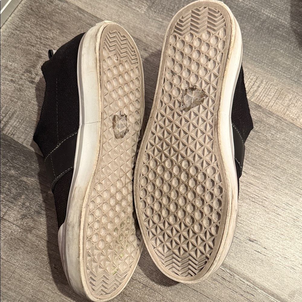 Prada Black and White Slip-On Sneakers - Picture 3 of 3